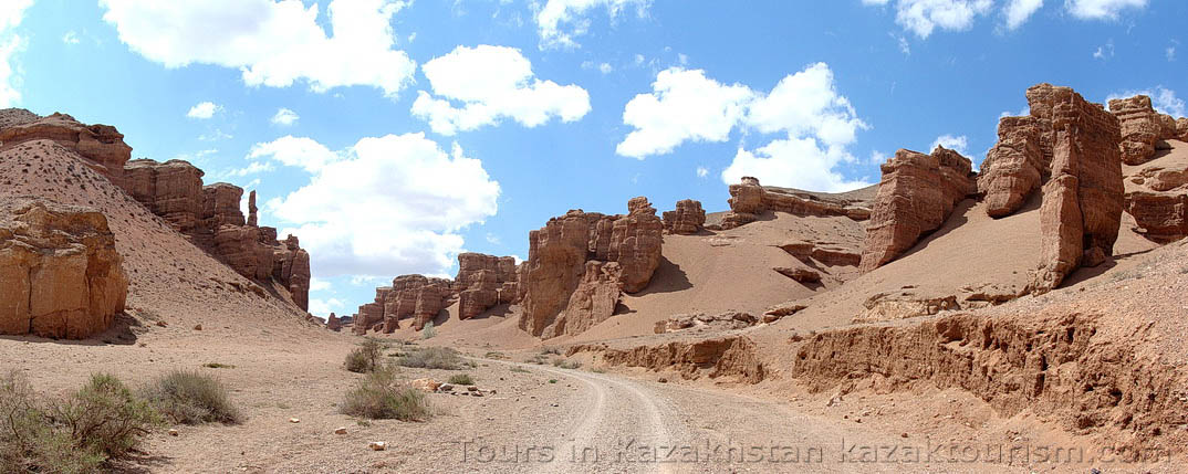 Charyn canyon. The Valley of Castles.